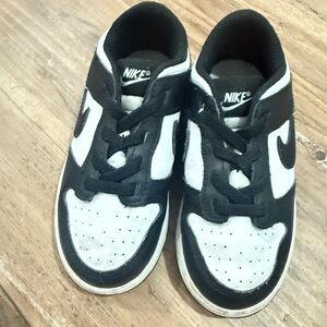 Nike Kids Black and White Sneakers